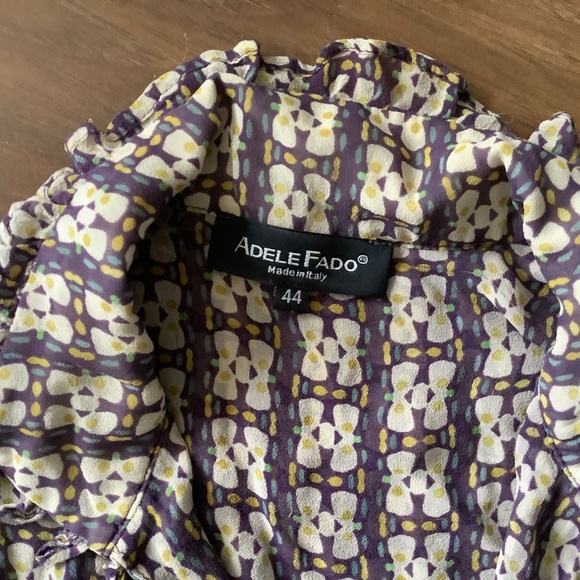 Adele Fado silk long sleeves dress - Picture 5 of 13